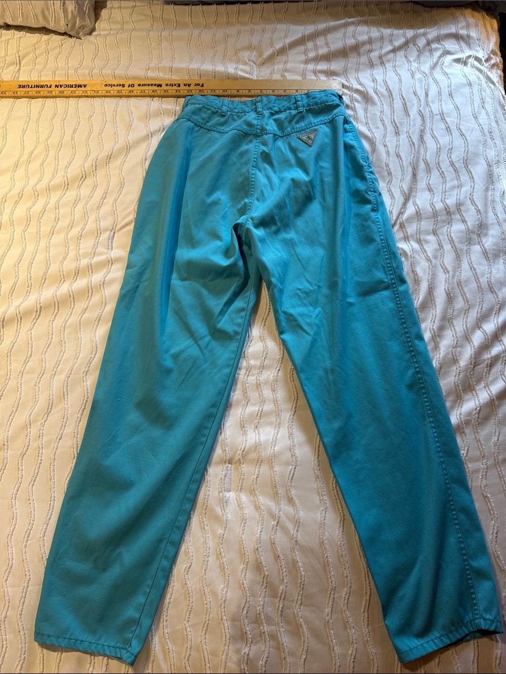 Vintage Braxton Straight Leg Women’s Pants in Turquoise